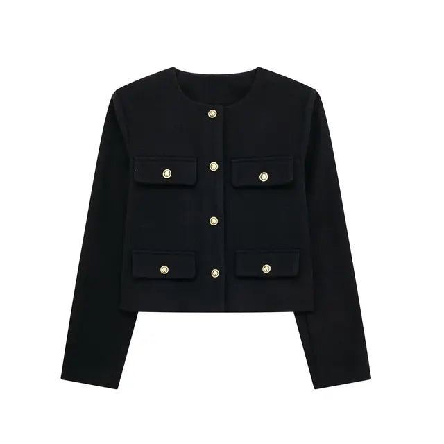 Fashionable cropped jacket
