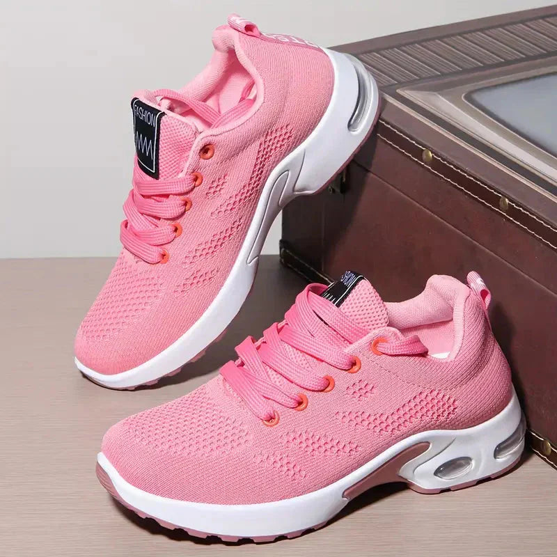 Valenzora | Soft sole air cushioning women's sneakers hiking shoes