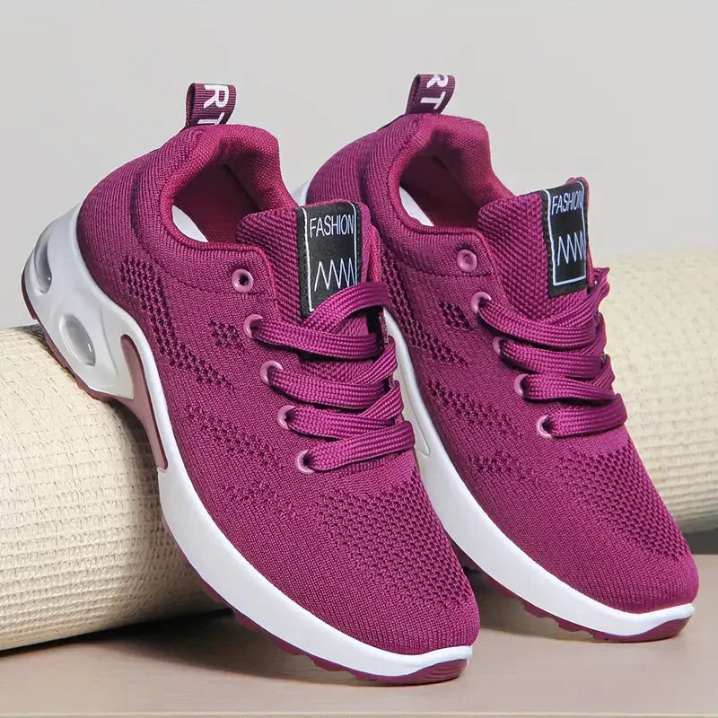 Valenzora | Soft sole air cushioning women's sneakers hiking shoes