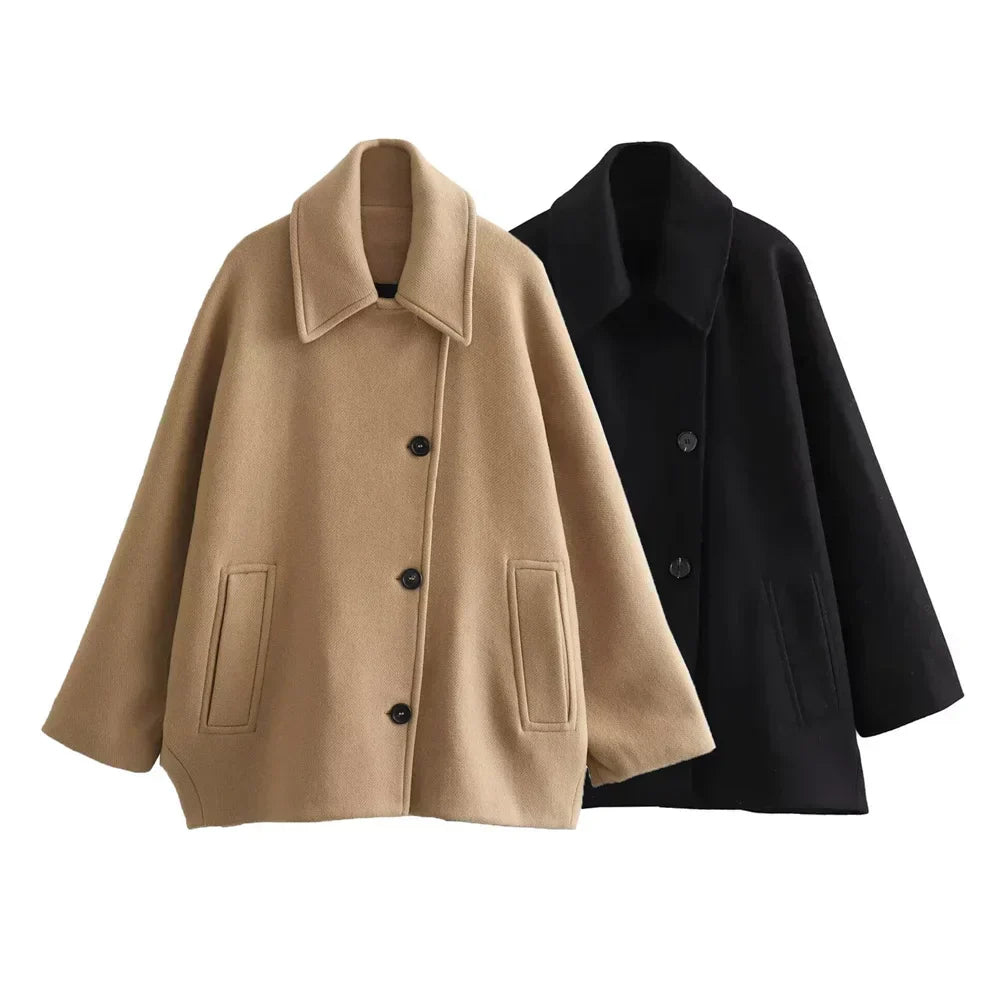 Valenzora - Cape sleeves winter coat