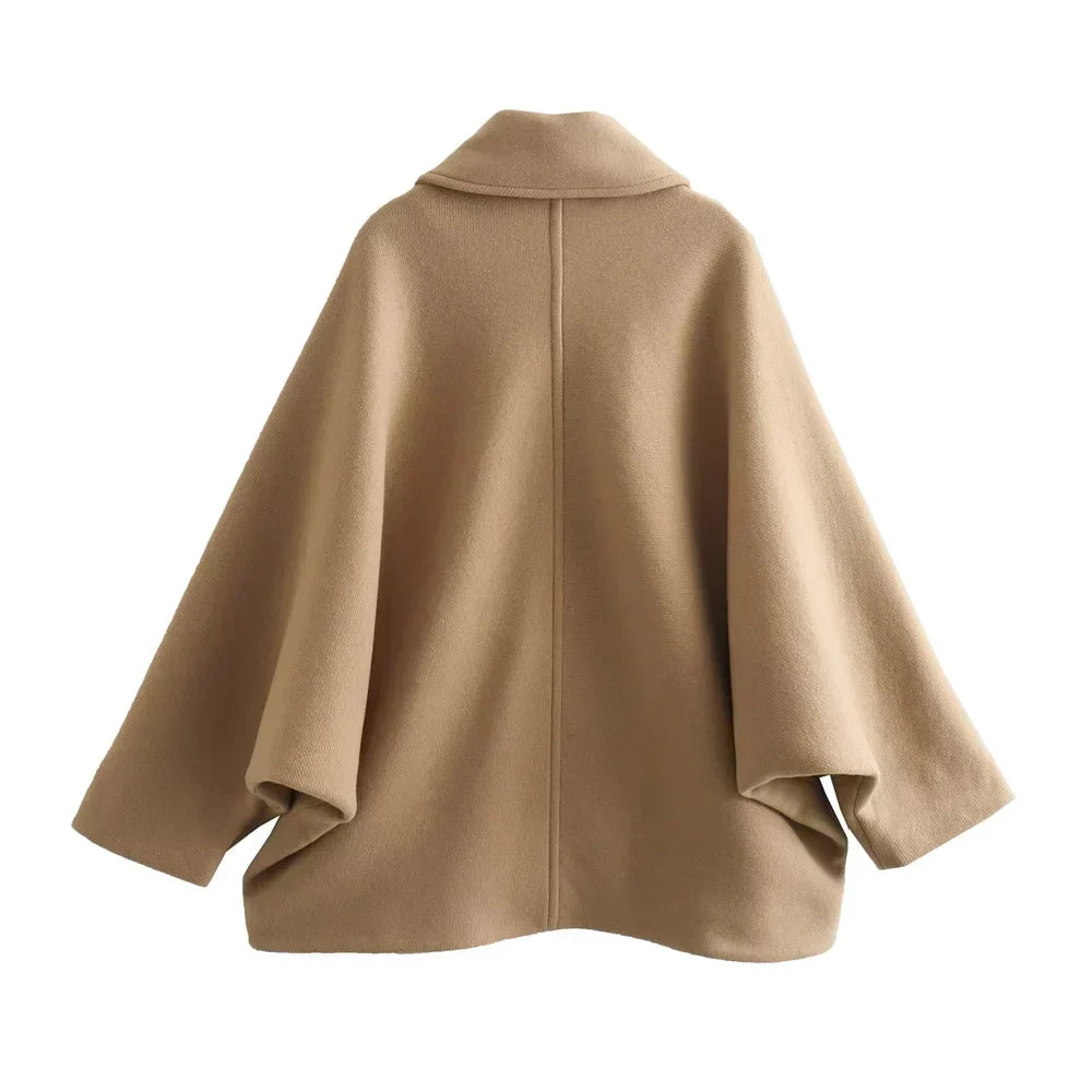Valenzora - Cape sleeves winter coat