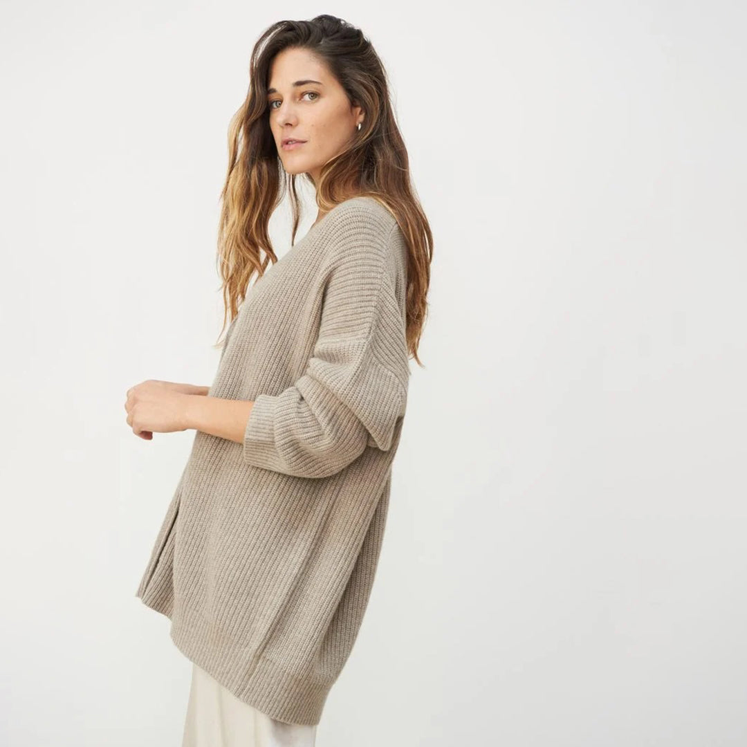 Valenzora | Warme Strickjacke für Damen mit Knopfleiste