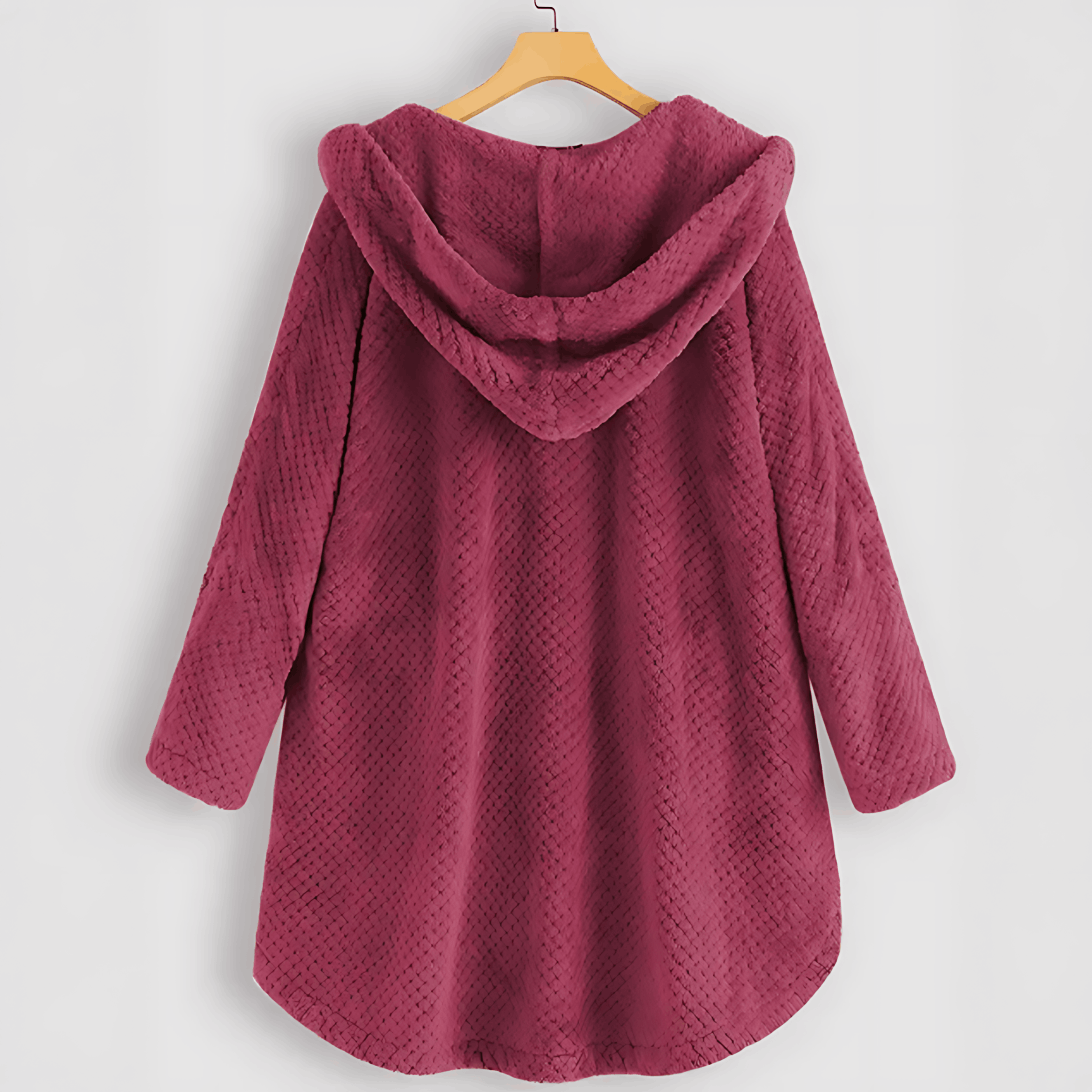 Valenzora | Warme Strickjacke mit weichem Futter und Kapuze für Damen
