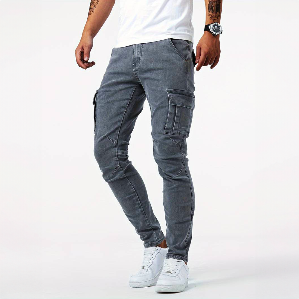 Valenzora | Denim Cargo Jeans