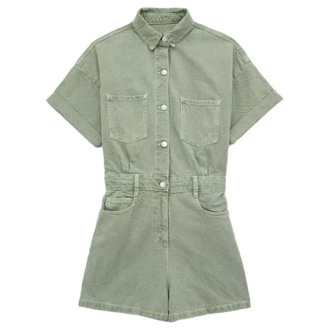 Valenzora | Slim fit & sexy denim jumpsuit