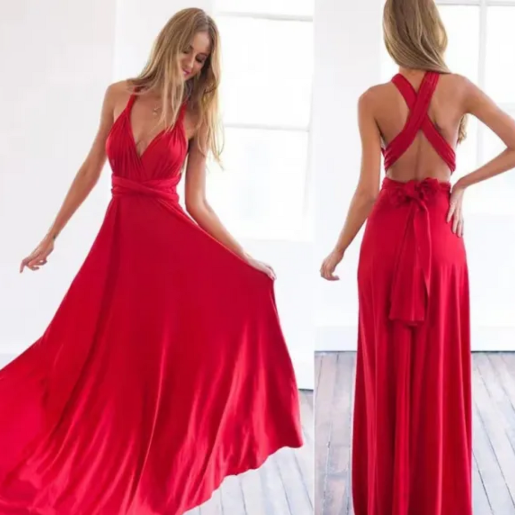Valenzora | Elegant cotton wrap dress