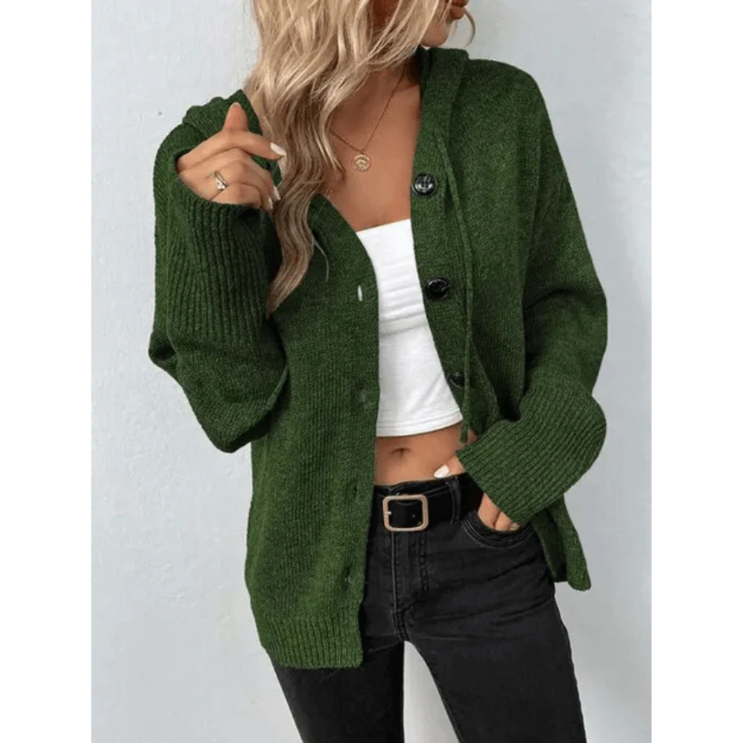 Valenzora | Leichte Strickjacke für Damen mit Knöpfen