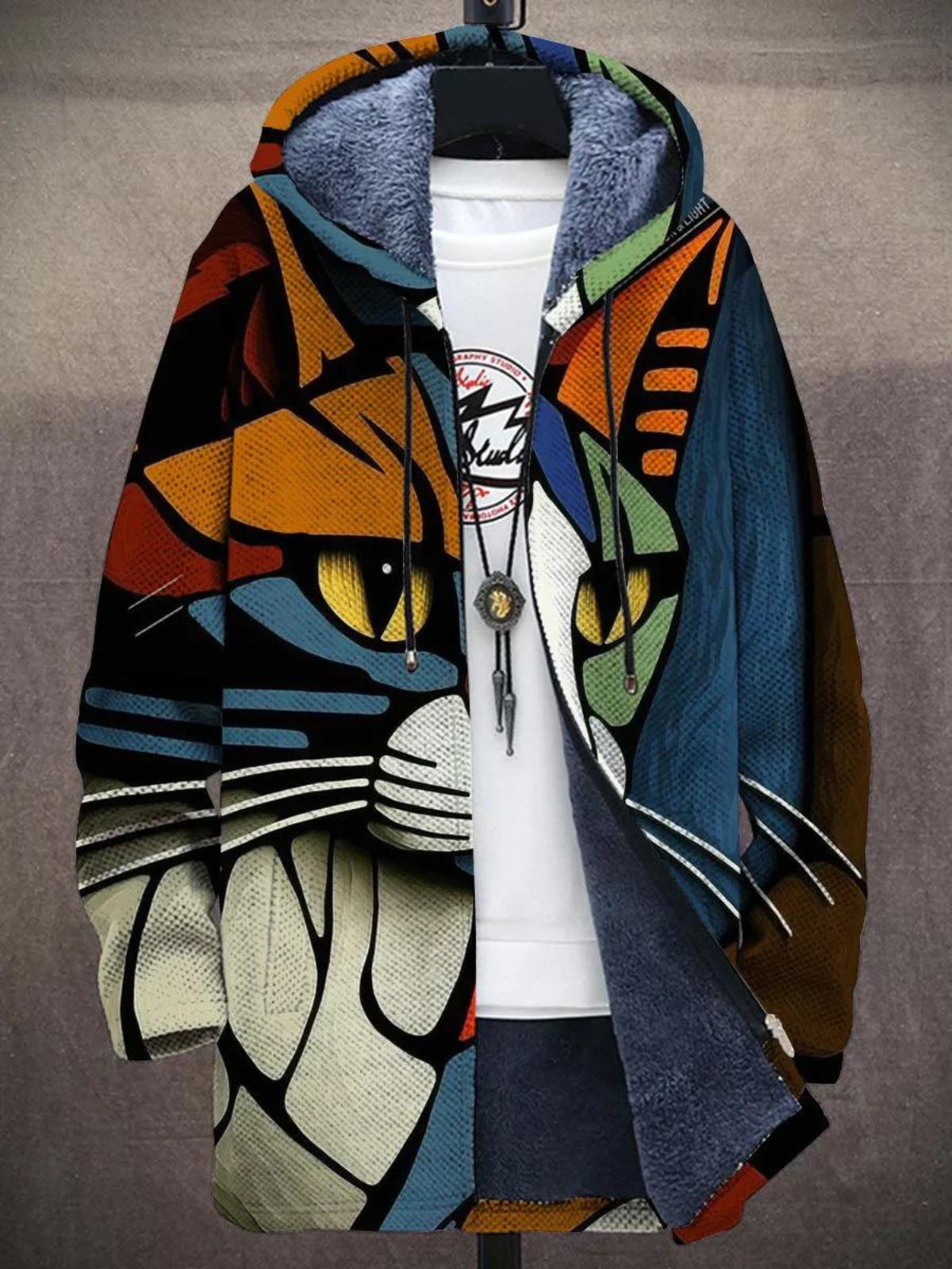 Valenzora | Comfortable Colorful Printed Jacket