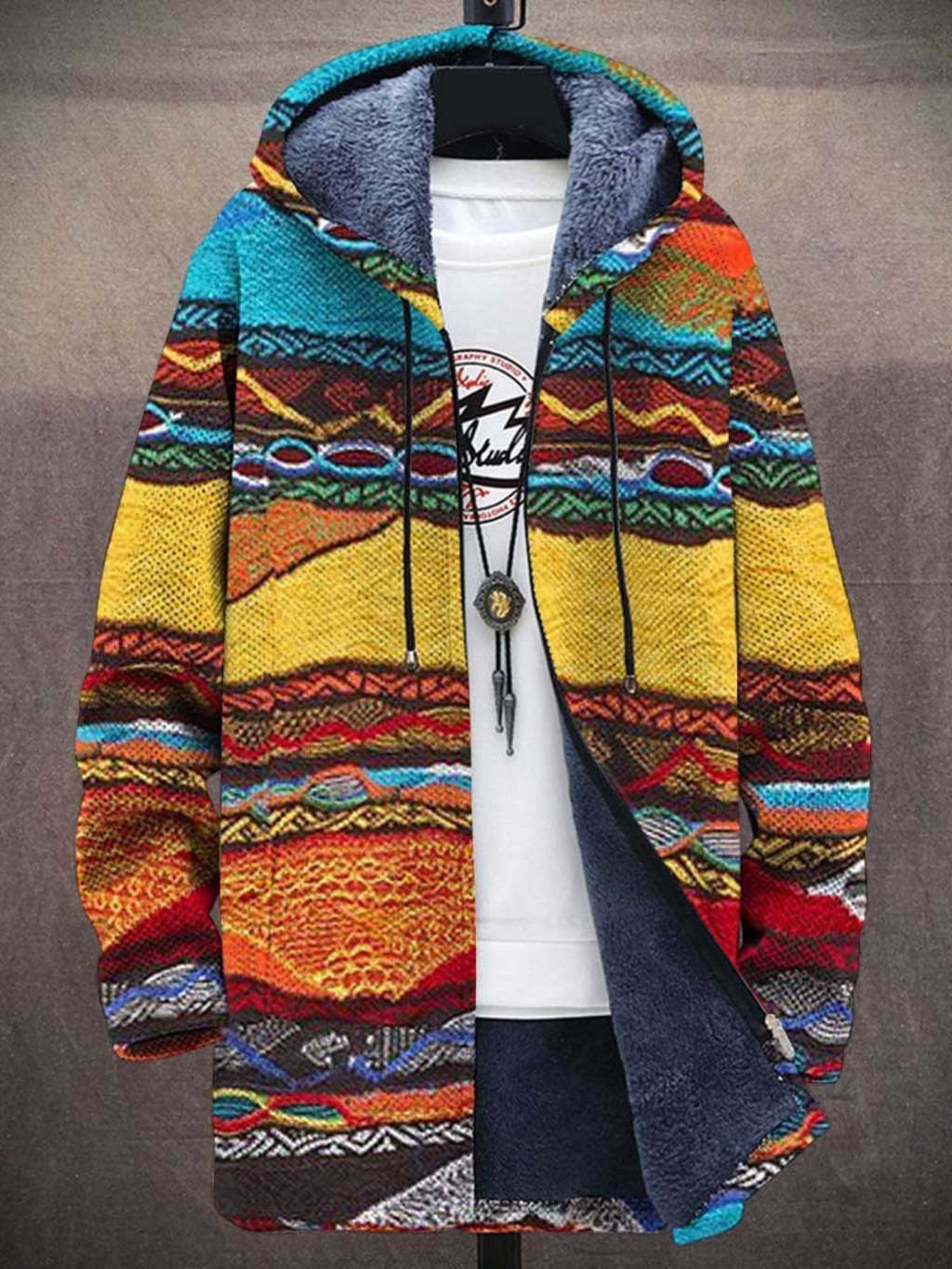Valenzora | Comfortable Colorful Printed Jacket