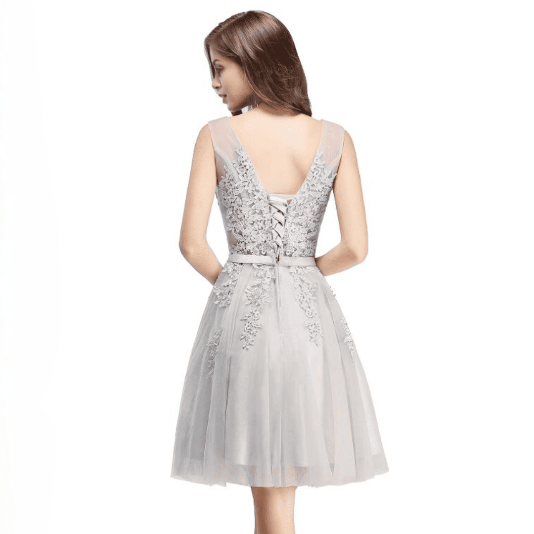 Valenzora | Lace Appliqué Dress For The Wedding
