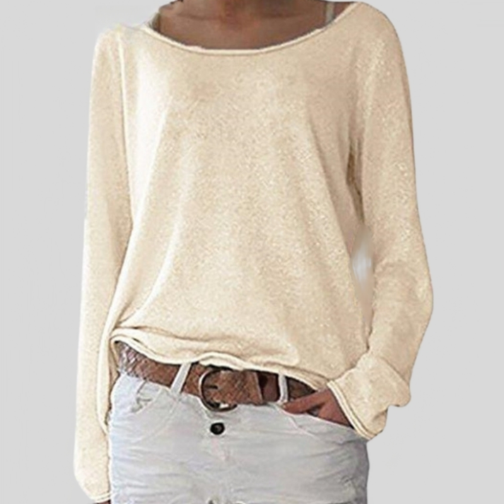 Valenzora | Leichter Pullover mit Rundhalsausschnitt für Damen