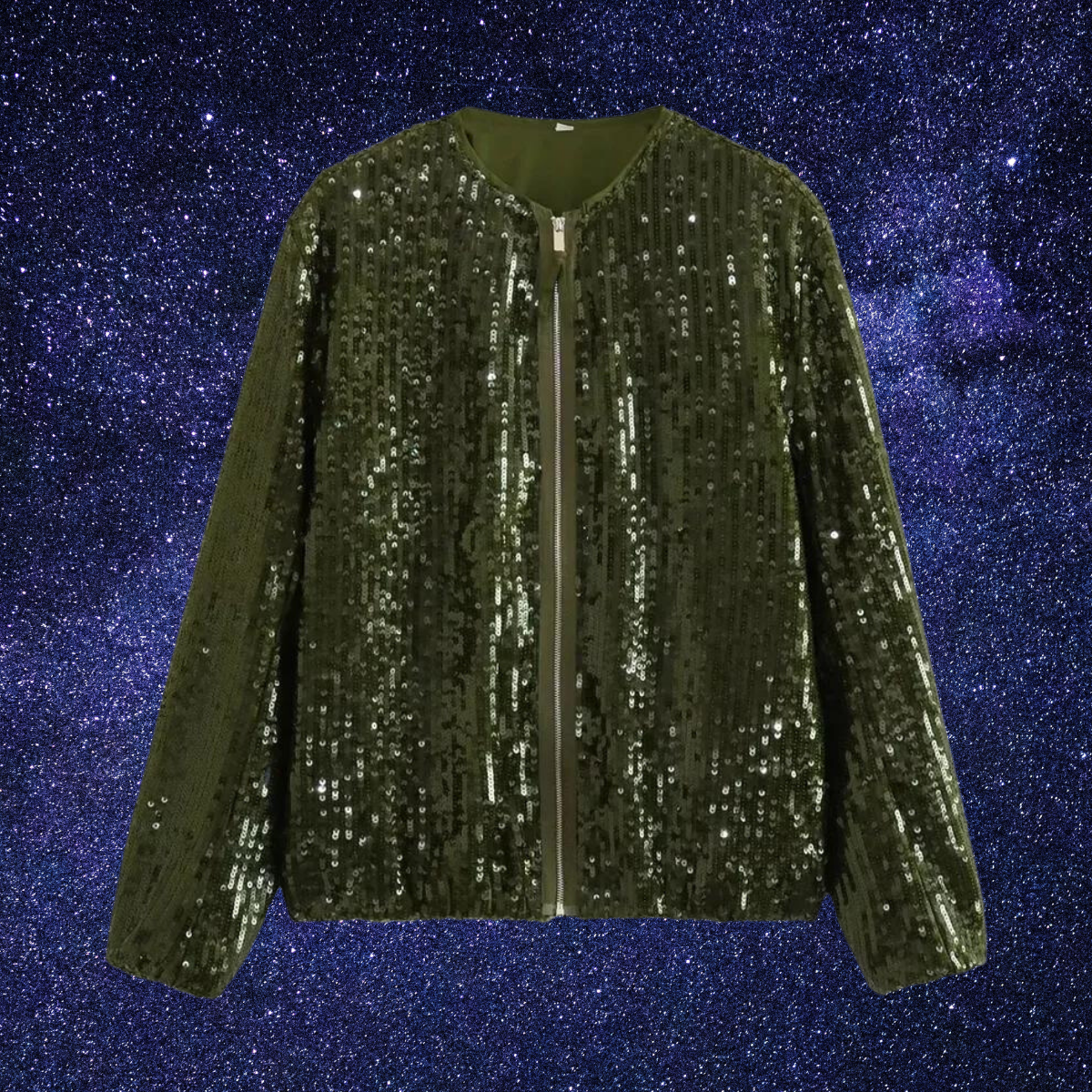Shiny bomber coat, Main Street
