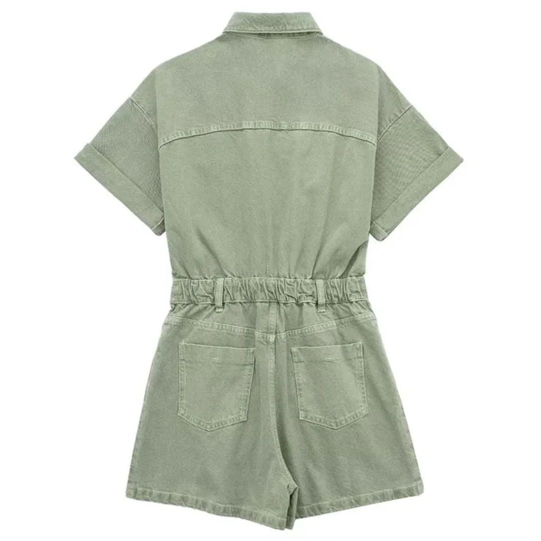 Valenzora | Slim fit & sexy denim jumpsuit