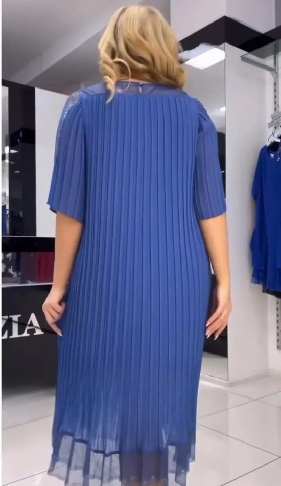 Valenzora | Atemberaubendes Faltenkleid