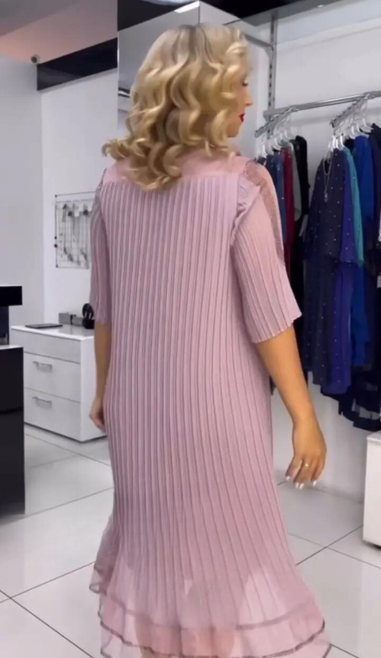 Valenzora | Atemberaubendes Faltenkleid