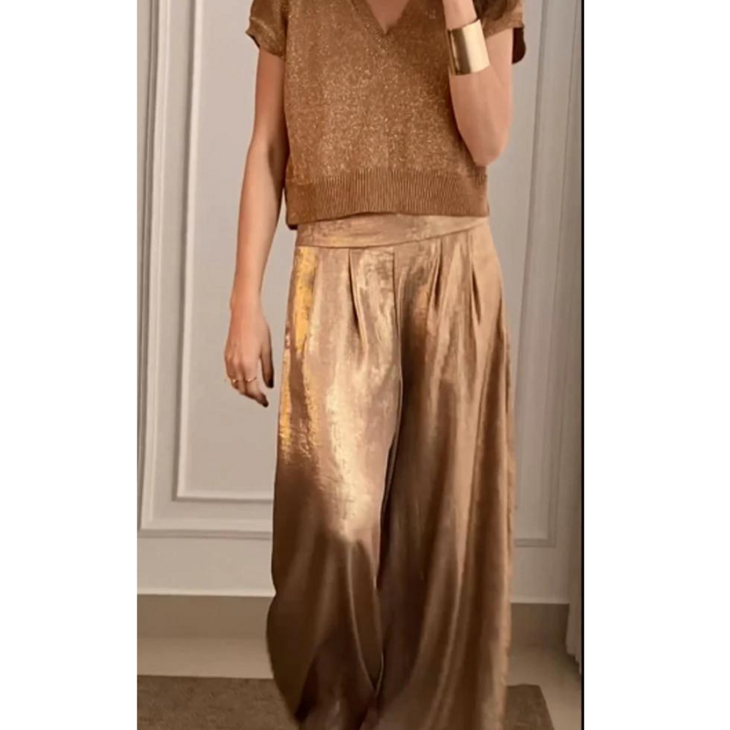 Valenzora | Elegant set consisting of top and trousers