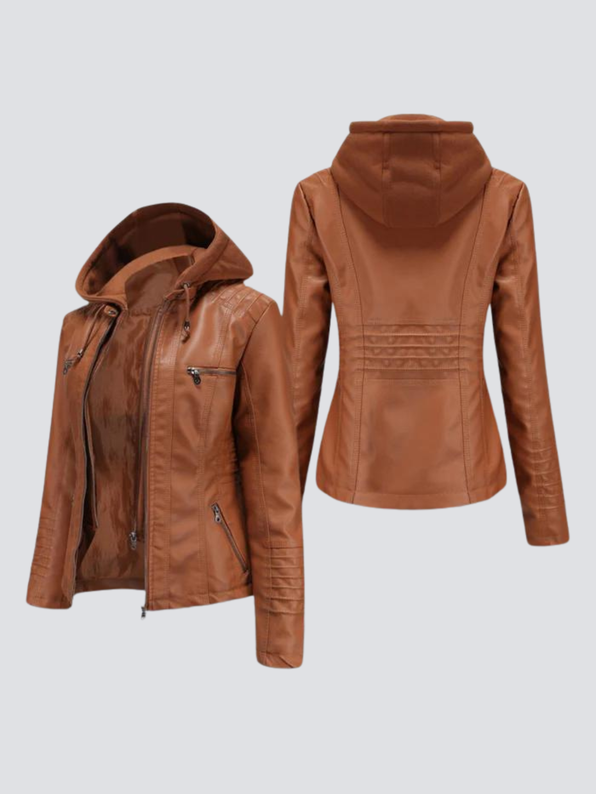 Valenzora | Lässige, bequeme Lederjacke