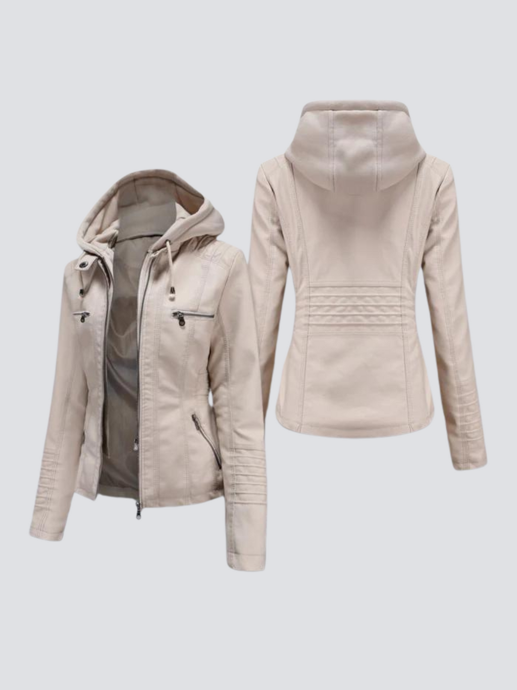 Valenzora | Lässige, bequeme Lederjacke