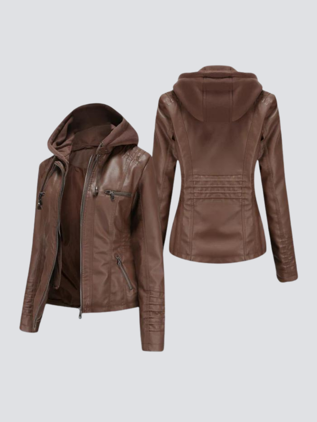 Valenzora | Lässige, bequeme Lederjacke