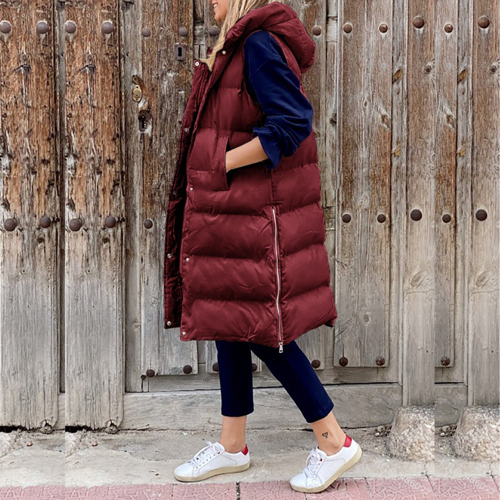 Sleeveless warm jacket