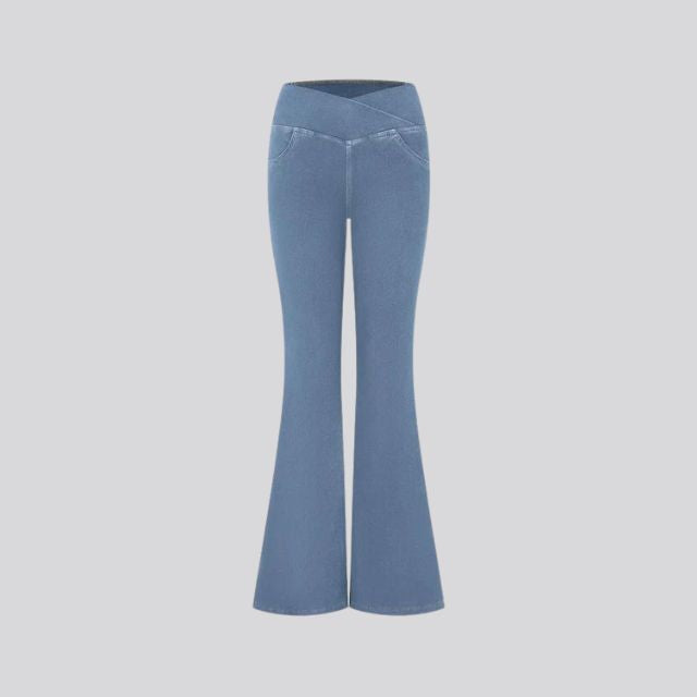 Valenzora | High-waisted flare leggings