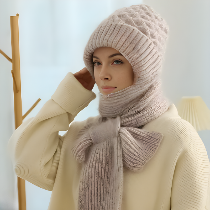 Valenzora | Hat and scarf set - warm women's winter accessories