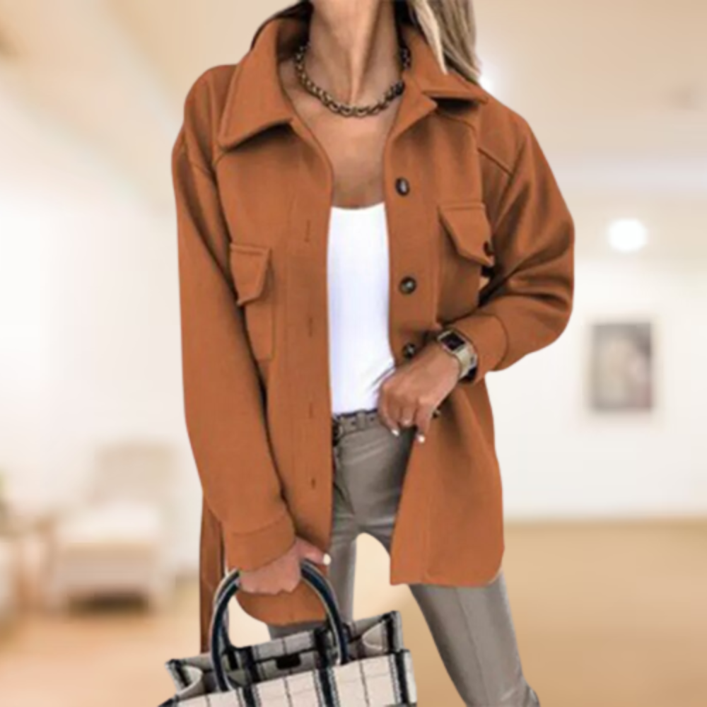 Classic polo button coat 2026
