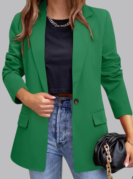 Valenzora | green blazer