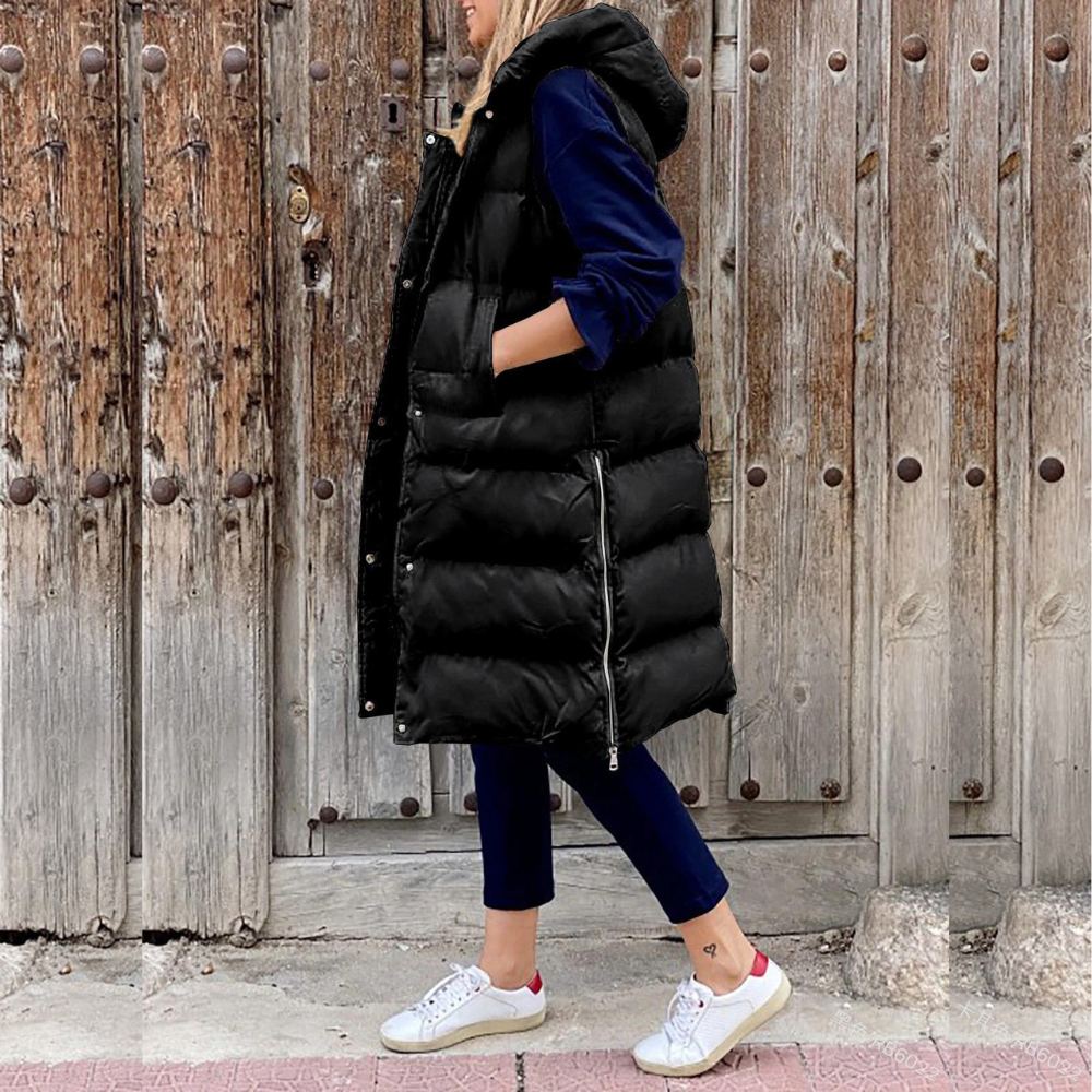 Sleeveless warm jacket