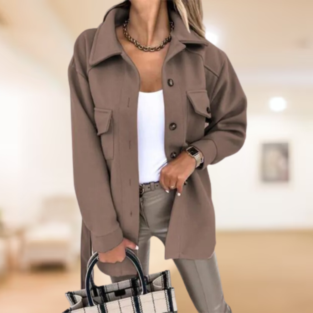 Classic polo button coat 2026