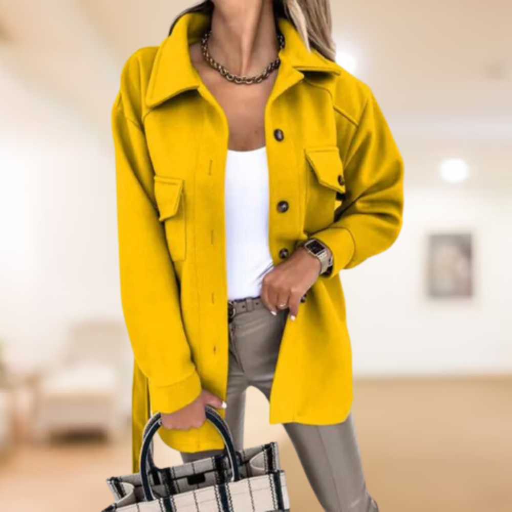 Classic polo button coat 2026