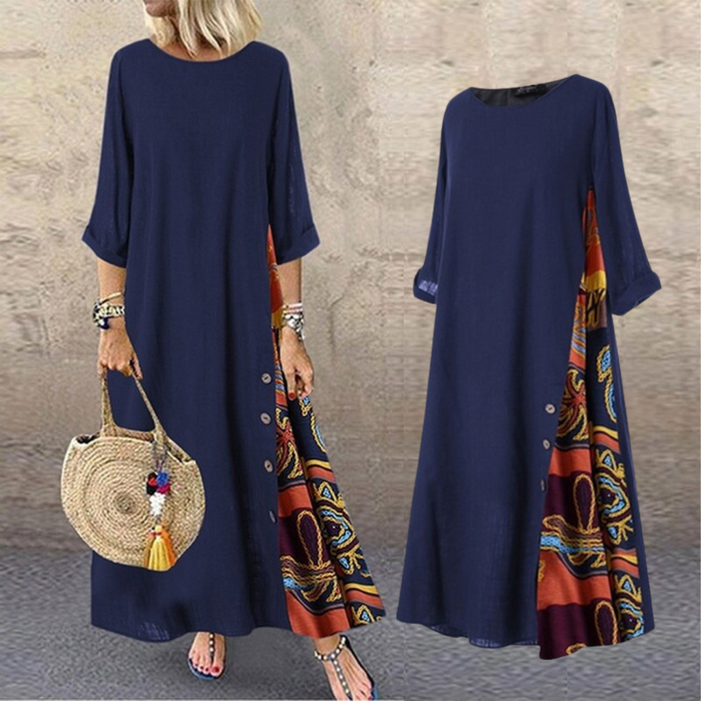 Valenzora | Summer dress made of cotton and linen