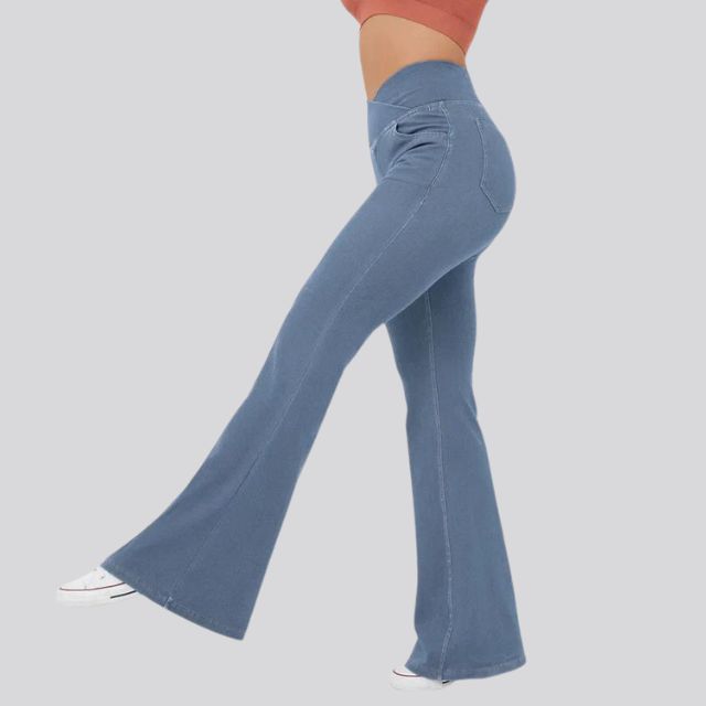 Valenzora | High-waisted flare leggings