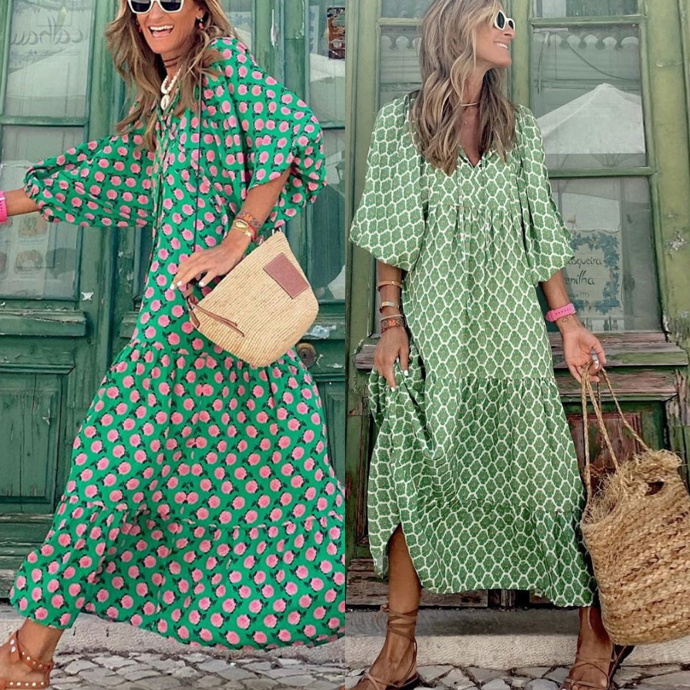 Mila™ – Grünes Sommerkleid