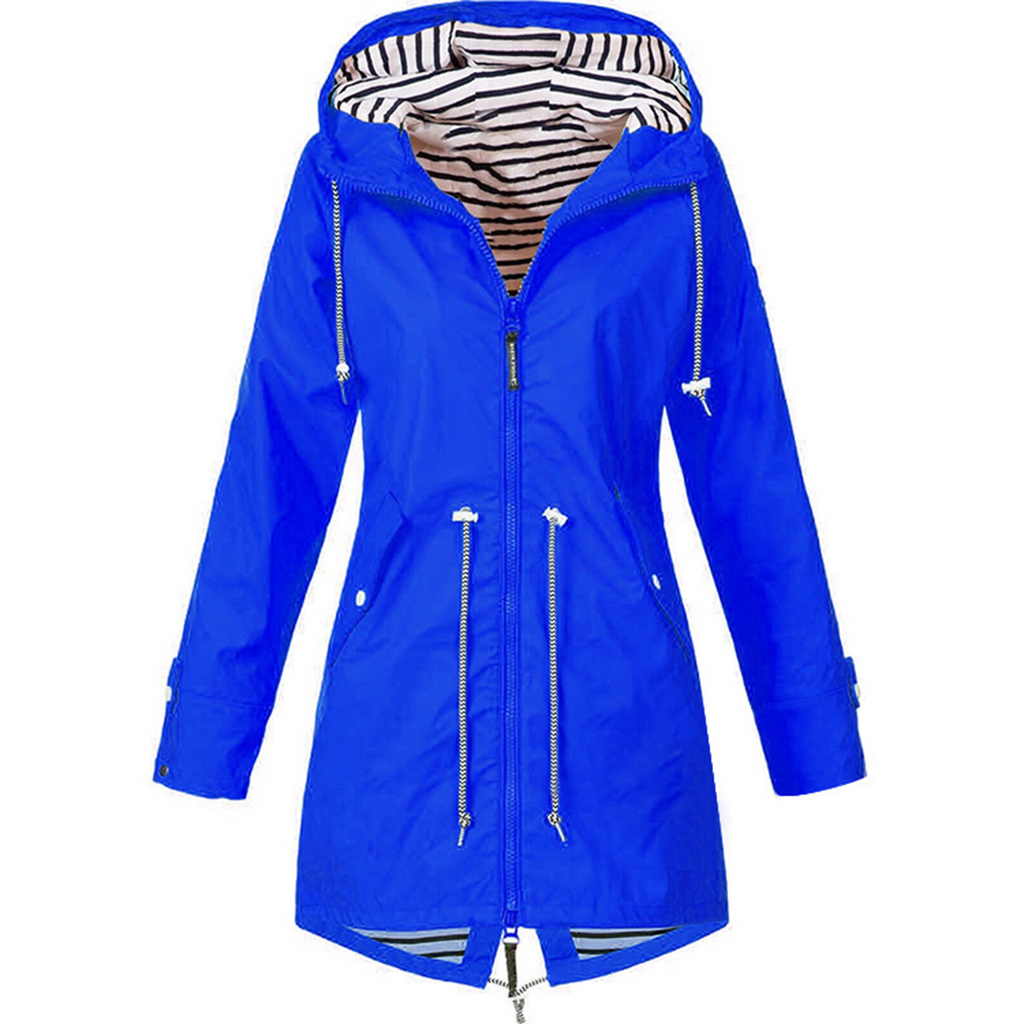 Valenzora | Women's - Long, Waterproof Parka Jacket with Hood - Elegant, Comfortable and Breathable