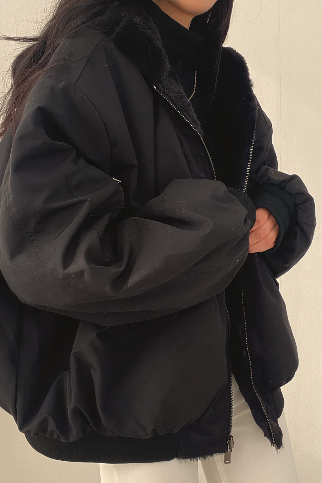 with cashmere hood - snack