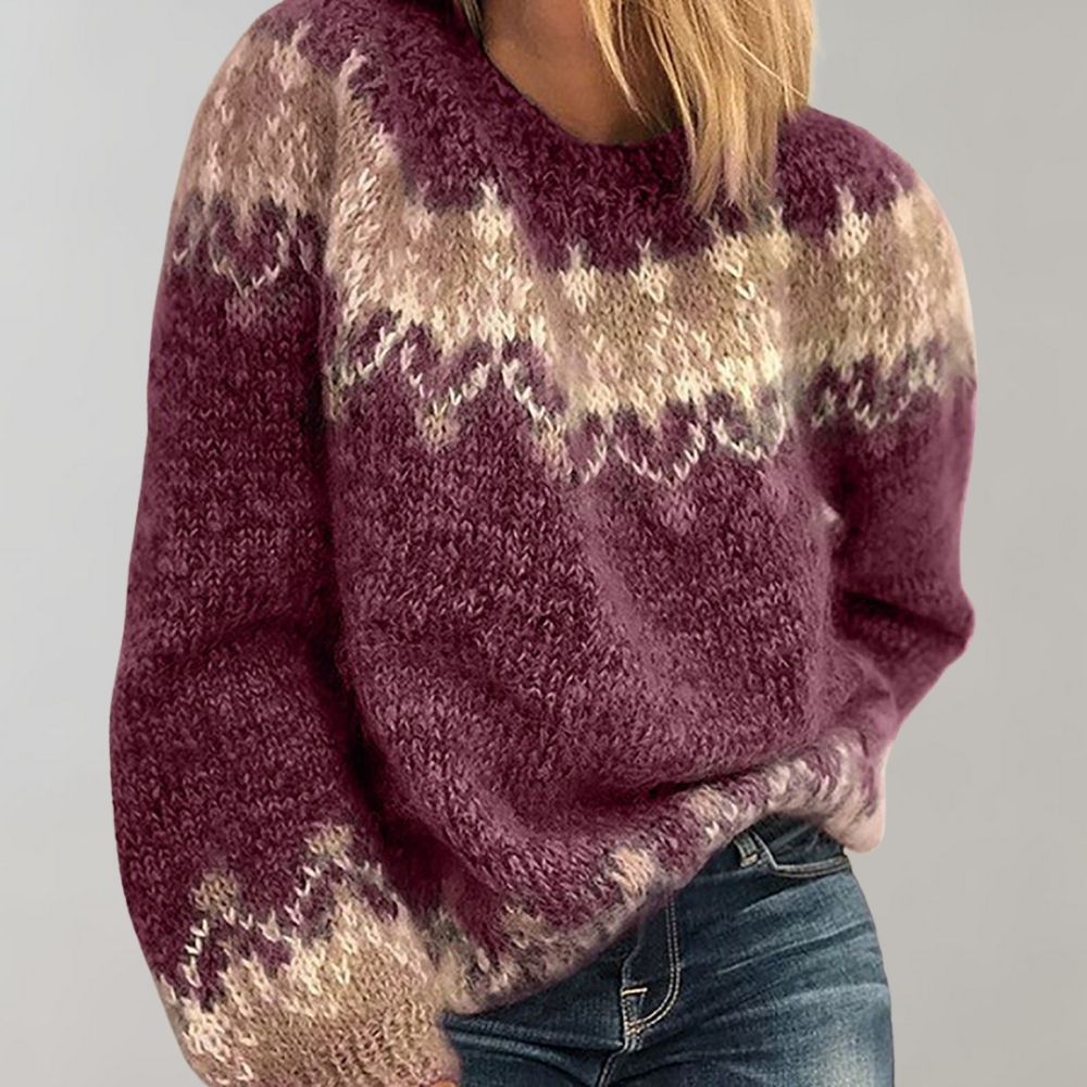 chunky knit sweater