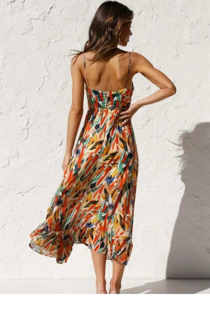 Valenzora | Colorful midi dress