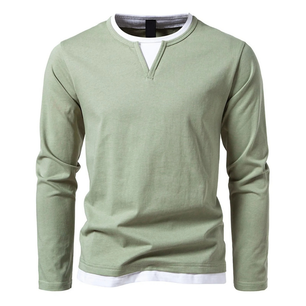Valenzora | Langärmeliges Baumwoll-T-Shirt