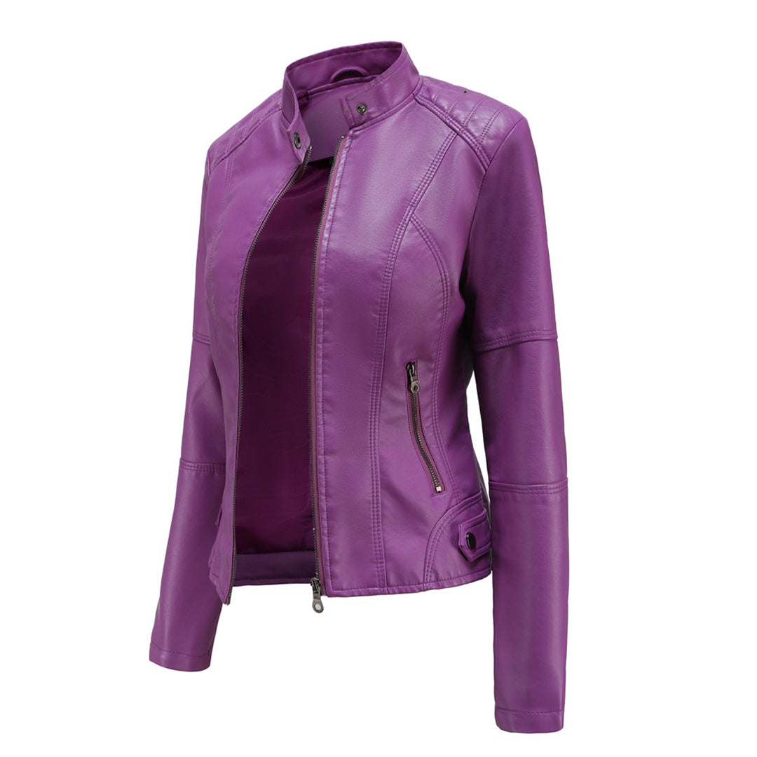Valenzora | Leather jacket - Timeless comfort