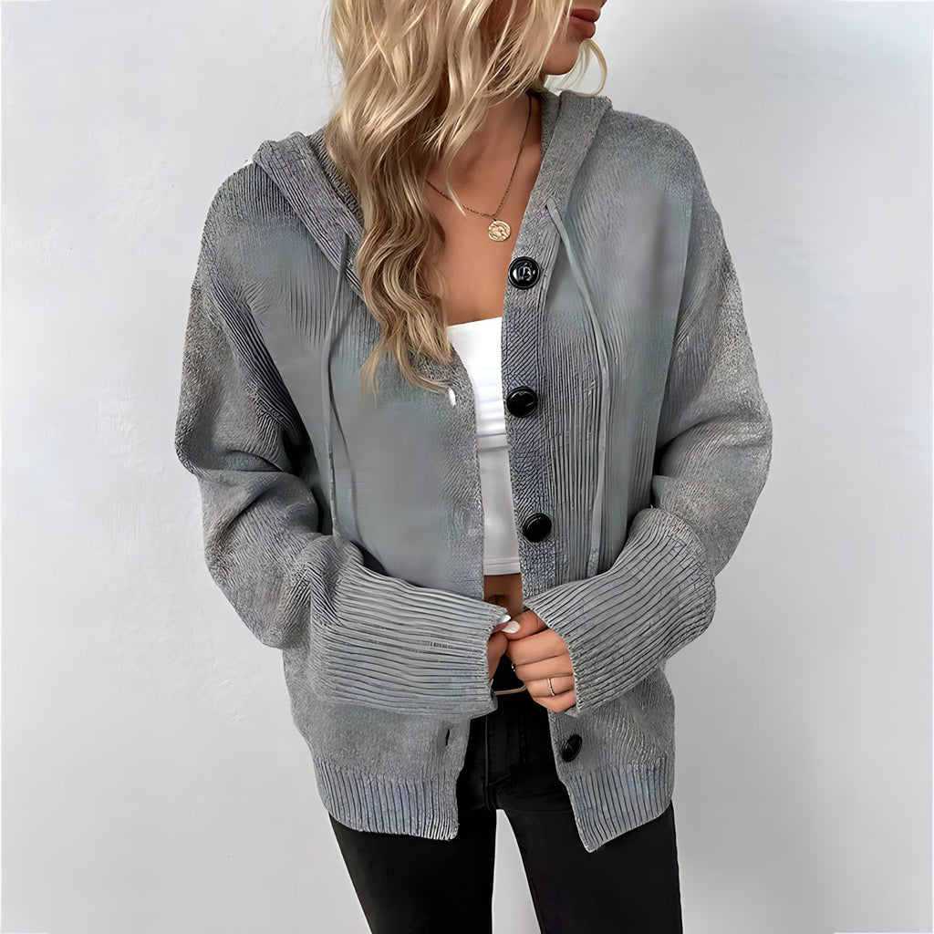 Valenzora Cardigan | Eleganter, bequemer Cardigan mit Kapuze