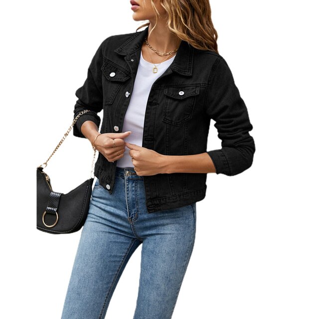 Women's denim-look jacket
