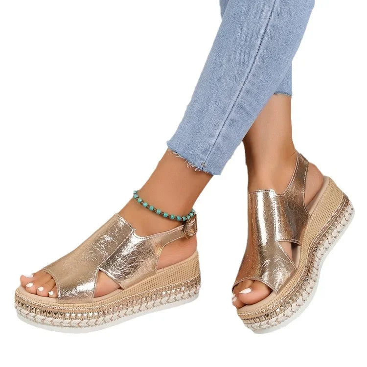 Valenzora - Wedge heel - Elastic strap - Summer