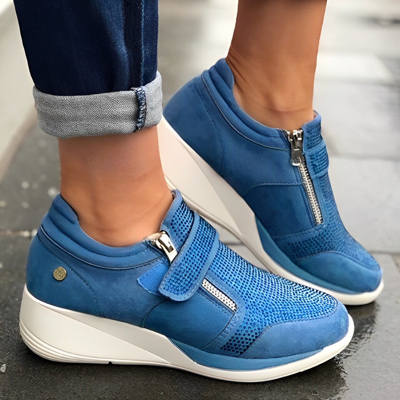 Valenzora – Glitzer-Sneaker für Damen