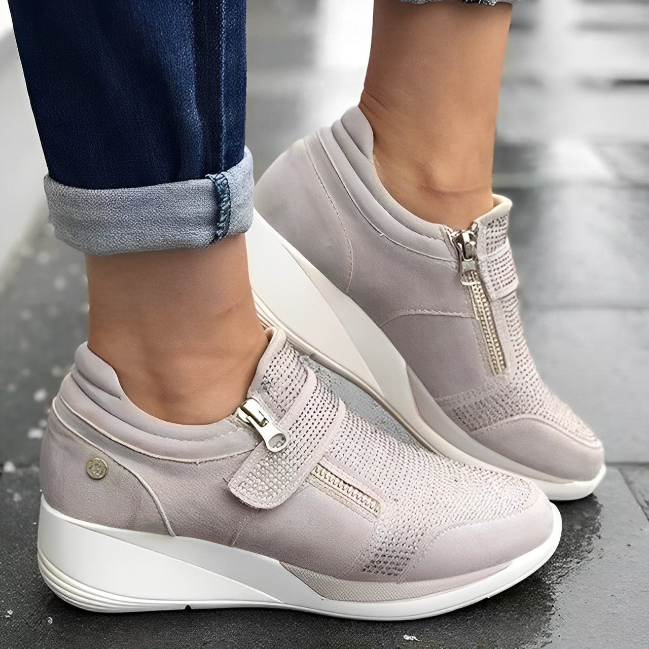 Valenzora – Glitzer-Sneaker für Damen