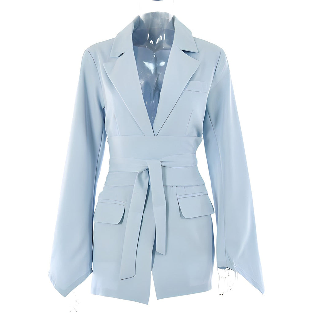 Valenzora - Eleganter Blazer mit Gürtel