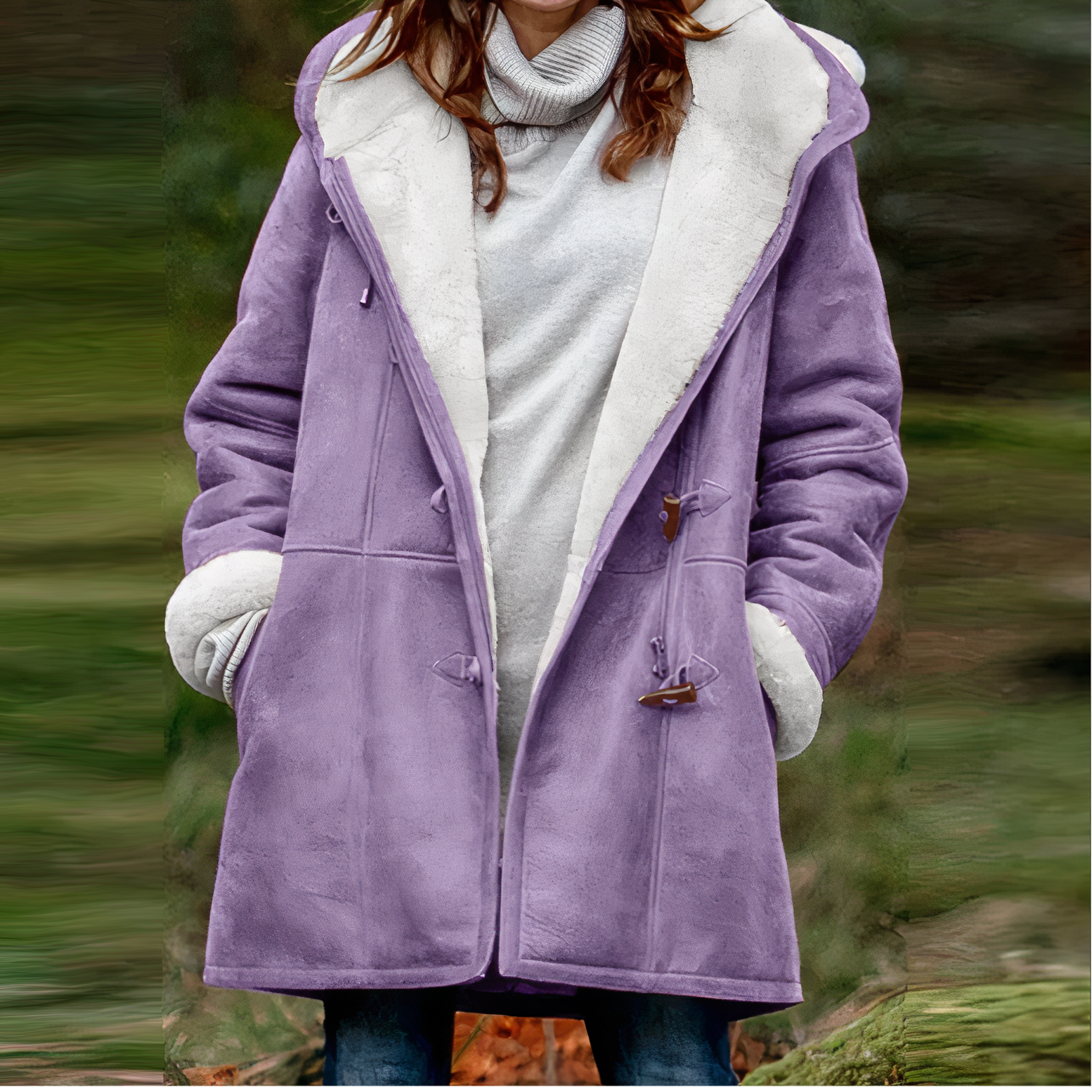Valenzora - Winter velour coat