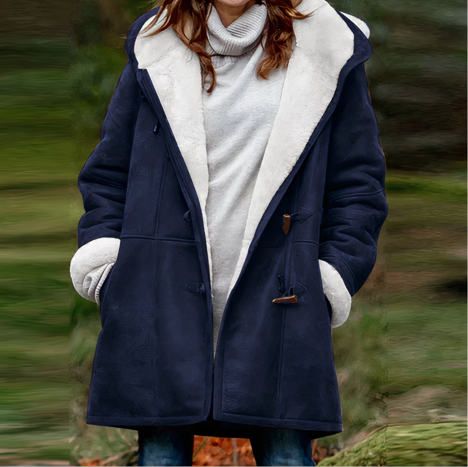 Valenzora - Winter velour coat
