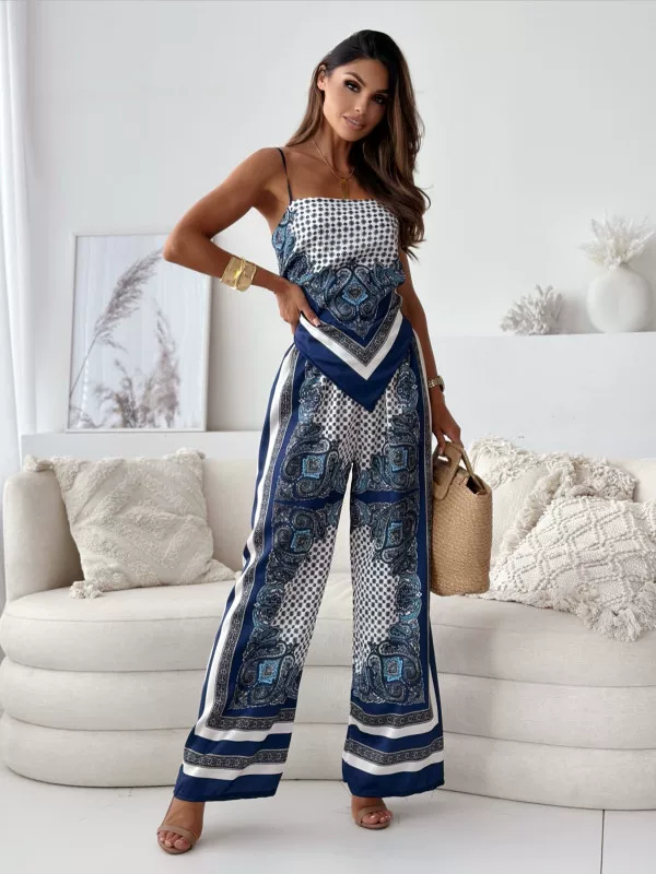 Chic backless set
