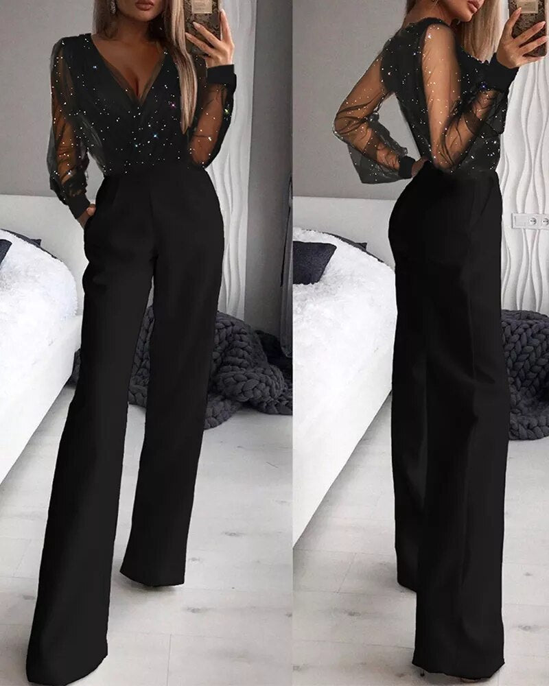 Valenzora Casual solid color regular jumpsuits